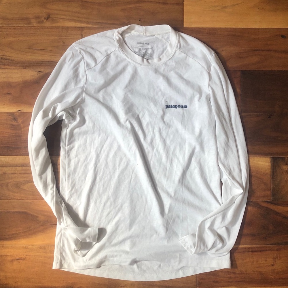 Patagonia Basic White Longsleeve